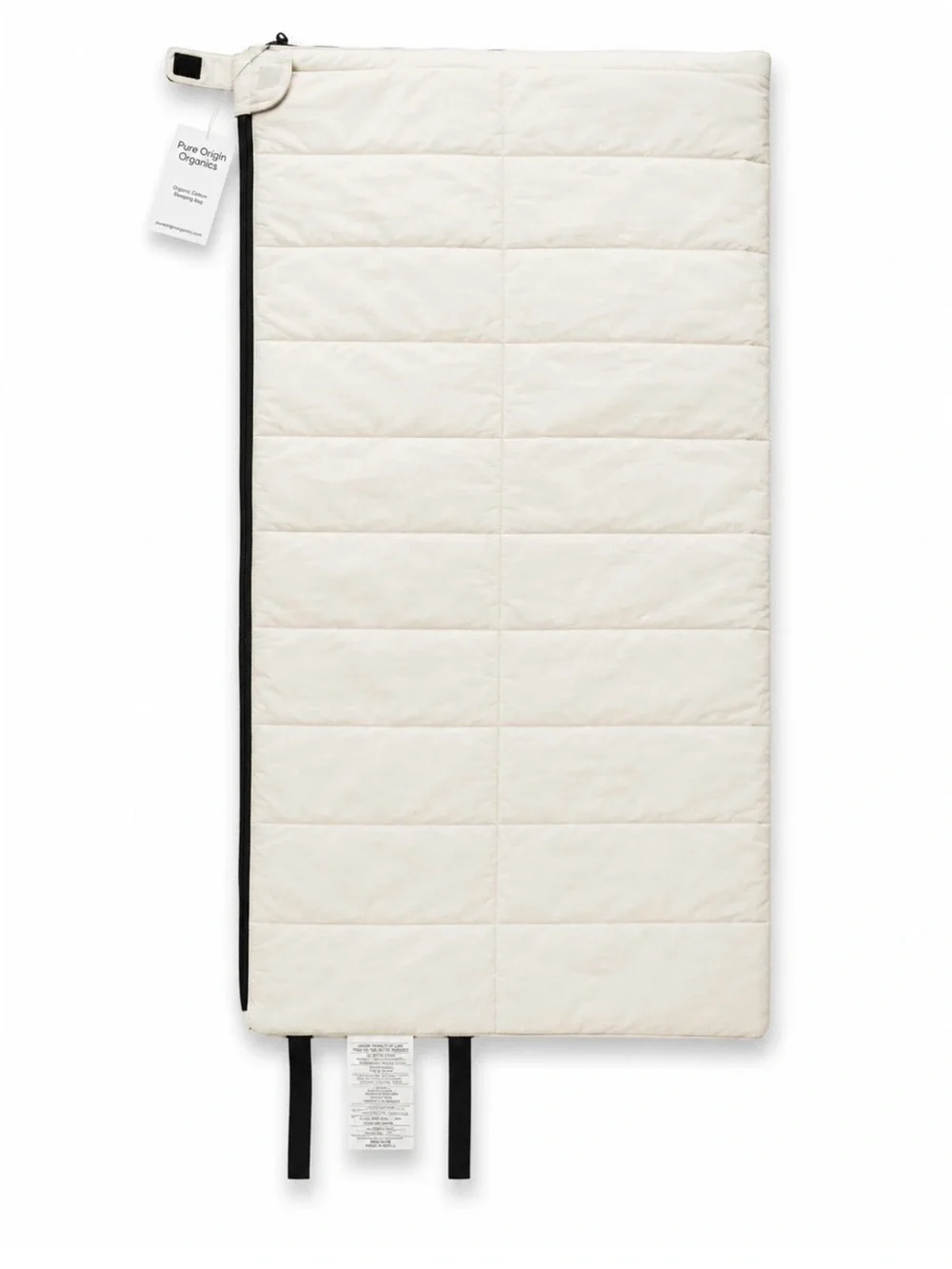 Organic Cotton Sleeping Bag -New Undyed Natural - Kids Size 30